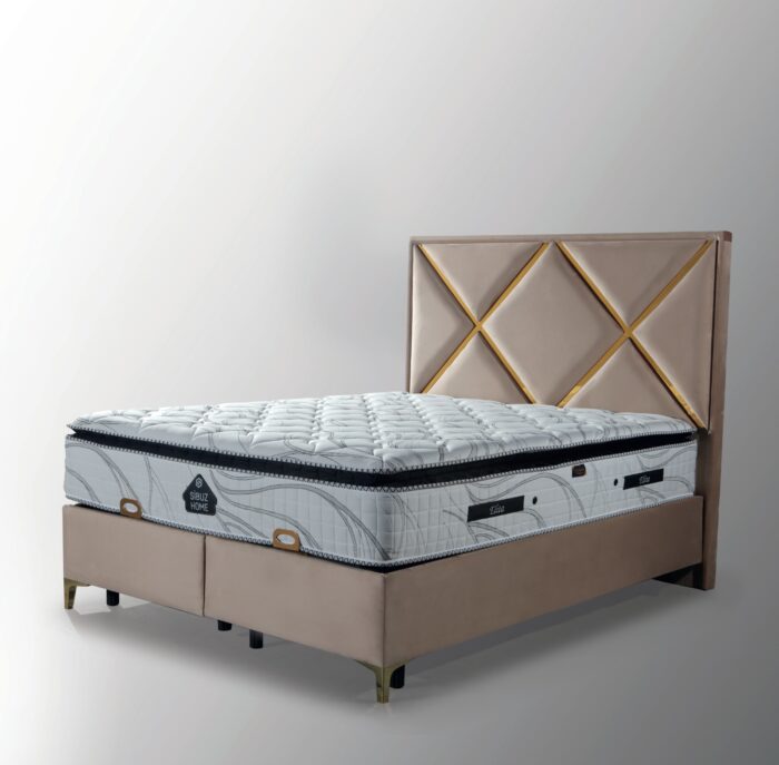 Romance Kopfteil & Bettkasten mit Matratze – Bild 1